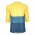 ESSENTIAL ENDURO 3/4 LIGHT Radtrikot kurzarm gelb/blau (sulphite multi yellow)