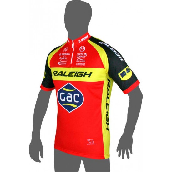 RALEIGH-GAC 2015 Kurzarmtrikot (kurzer Reißverschluss) Radsport-Profi-Team RALEIGH-GAC 2015 Kurzarmtrikot (kurzer Reißverschluss) Radsport-Profi-Team