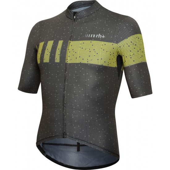 Pixel Super Light Radtrikot kurzarm grau/neongelb Pixel Super Light Radtrikot kurzarm grau/neongelb