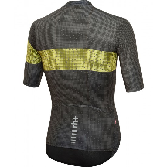 Pixel Super Light Radtrikot kurzarm grau/neongelb Pixel Super Light Radtrikot kurzarm grau/neongelb