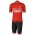 RC TEAM 10 Radsport-Set (Kurzarmtrikot+Trägerhose) rot/schwarz