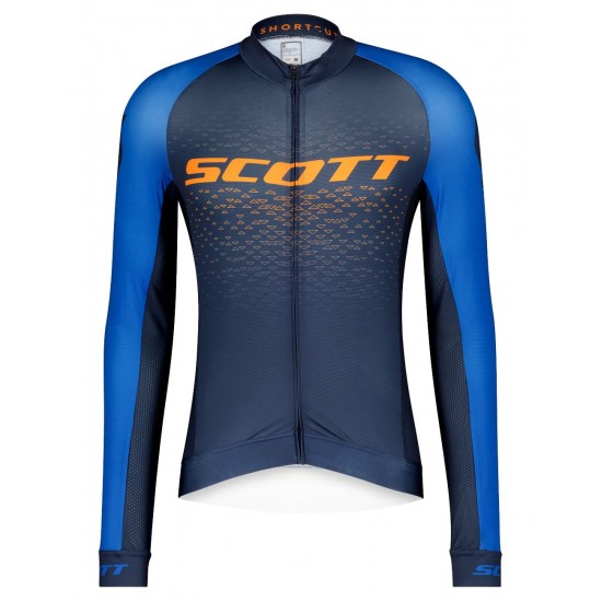 RC PRO Radtrikot langarm blau/orange RC PRO Radtrikot langarm blau/orange
