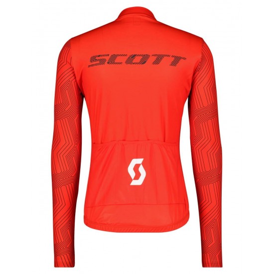 RC TEAM 10 Radtrikot langarm rot/weiß RC TEAM 10 Radtrikot langarm rot/weiß
