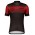 RC TEAM 20 Radtrikot kurzarm schwarz/weinrot