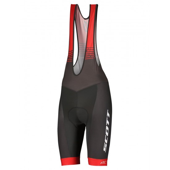RC TEAM Trägerhose kurz dunkelgrau/rot