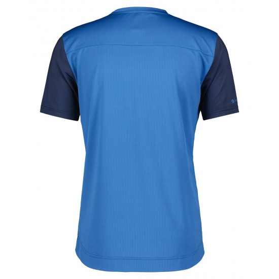 TRAIL FLOW MTB Trikot kurzarm blau TRAIL FLOW MTB Trikot kurzarm blau