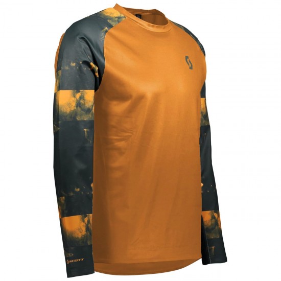 TRAIL STORM MTB Trikot langarm orange/grün TRAIL STORM MTB Trikot langarm orange/grün