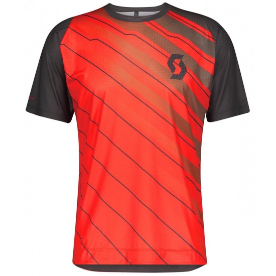 TRAIL VERTIC MTB Trikot kurzarm rot/dunkelgrau TRAIL VERTIC MTB Trikot kurzarm rot/dunkelgrau