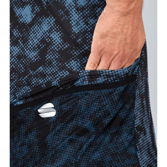 ESCAPE SUPERGIARA Radtrikot kurzarm schwarz/blau ESCAPE SUPERGIARA Radtrikot kurzarm schwarz/blau