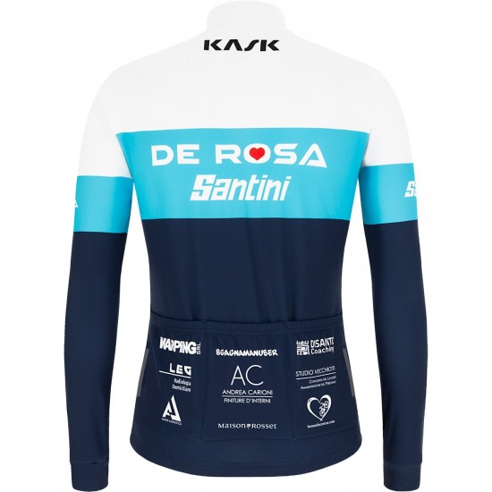 Team De Rosa 2021 Radtrikot langarm-Radsport-Profi-Team Team De Rosa 2021 Radtrikot langarm-Radsport-Profi-Team