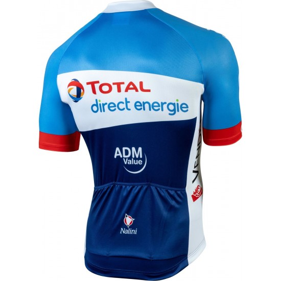 Team Total Direct Energy 2019 Radtrikot kurzarm (langer Reißverschluss) Radsport-Profi-Team Team Total Direct Energy 2019 Radtrikot kurzarm (langer Reißverschluss) Radsport-Profi-Team