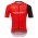 CYCLING CLUB Radtrikot kurzarm rot