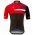 RIGO Radtrikot kurzarm rot/schwarz