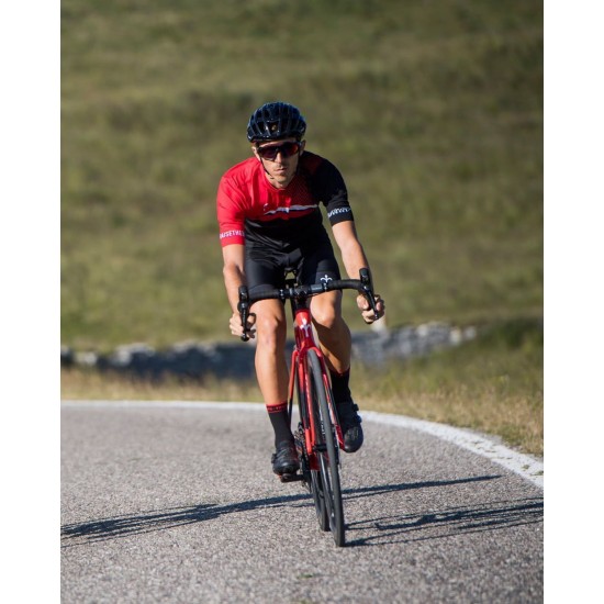 RIGO Radtrikot kurzarm rot/schwarz RIGO Radtrikot kurzarm rot/schwarz