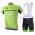 2015 Garmin Cannondale Fahrradbekleidung Satz Fahrradtrikot Kurzarm Trikot und Kurz Trägerhose Grün Radtrikot Kaufen