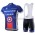 2015 Garmin Cannondale Fahrradbekleidung Satz Fahrradtrikot Kurzarm Trikot und Kurz Trägerhose Blau Radtrikot Kaufen