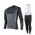 2015 Cube schwarz Fahrradbekleidung Radtrikot Satz Langarm und Lange Trägerhose Weiß Radtrikot Kaufen