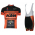 2015 KTM Fahrradbekleidung Satz Fahrradtrikot Kurzarm Trikot und Kurz Trägerhose Schwarz orange Radtrikot Kaufen