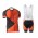 2015 KTM orange schwarz Fahrradbekleidung Satz Fahrradtrikot Kurzarm Trikot und Kurz Trägerhose Radtrikot Kaufen