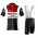2015 MORVELO schwarz rot Fahrradbekleidung Satz Fahrradtrikot Kurzarm Trikot und Kurz Trägerhose Radtrikot Kaufen