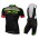 2015 Nalini Grechetto Schwarz fluorescence Fahrradbekleidung Satz Fahrradtrikot Kurzarm Trikot und Kurz Trägerhose Radtrikot Kaufen