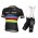 Etixx Quick-Step Champion Du Monde 2015 Fahrradbekleidung Satz Fahrradtrikot Kurzarm Trikot und Kurz Trägerhose Radtrikot Kaufen