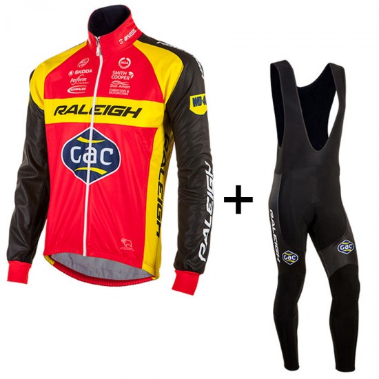 RALEIGH 2015 Fahrradbekleidung Radtrikot Satz Langarm und Lange Trägerhose Radtrikot Kaufen