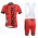 2015 Rock Racing Rot Fahrradbekleidung Satz Fahrradtrikot Kurzarm Trikot und Kurz Trägerhose Radtrikot Kaufen