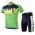 2015 Scott Radbekleidung Radtrikot Kurzarm und Fahrradhosen Kurz Grün Radtrikot Kaufen