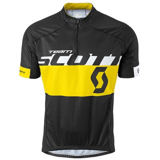 2015 Proteam Scott Schwarz-Gelb Radtrikot Kurzarm Radtrikot Kaufen 2015 Proteam Scott Schwarz-Gelb Radtrikot Kurzarm Radtrikot Kaufen