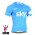 2015 Sky Radtrikot Kurzarm Blau Radtrikot Kaufen