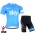 2015 Sky Maillot Cyclisme Courte Blau und Kurz Radhose Radtrikot Kaufen