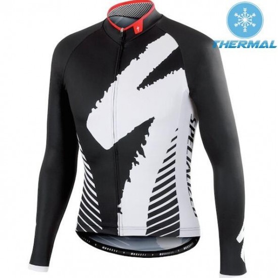 2015 Specialized Schwarz/Weiß Fahrradtrikot Langarm Radtrikot Kaufen
