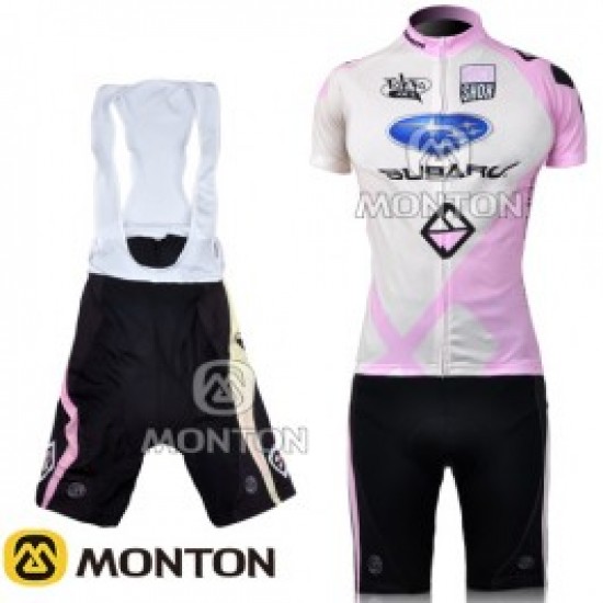 2011 Subaru Damen Fahrradbekleidung Satz Fahrradtrikot Kurzarm Trikot und Kurz Trägerhose Radtrikot Kaufen