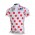 2011 Tour de France Gepunktetes Radtrikot Kurzarm Weiß Rot Radtrikot Kaufen