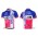 2012 Lampre ISD Radtrikot Kurzarm Weiß Blau Rosa Radtrikot Kaufen