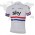 2013 Team Sky Radtrikot Kurzarm Weiß Rot Blau Radtrikot Kaufen