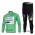 HTC-Highroad Pro Team Radbekleidung Satz Fahrradtrikot Langarm und Lang Radhose Grün Radtrikot Kaufen