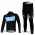 Sky Pinarello Pro Team Radbekleidung Satz Fahrradtrikot Langarm und Lang Radhose Schwarz Blau Radtrikot Kaufen