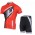2013 Scott Racing Radtrikot Kurzarm und Kurz Radhose Kits Rot Schwarz Radtrikot Kaufen