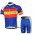 Movistar Radbekleidung Radtrikot Kurzarm und Fahrradhosen Kurz Blau Rot Radtrikot Kaufen