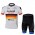 2013 Garmin Sharp Barracuda Deutsche Champion Radtrikot Kurzarm und Kurz Radhose Kits Weiß Schwarz Radtrikot Kaufen