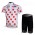 Tour de France 2011 Gepunktetes Trikot Kurz Radhose Weiß Rot Radtrikot Kaufen