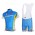 Astana Pro Team Radtrikot Kurzarm Kurz Trägerhose Kits Blau Radtrikot Kaufen
