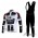 BMC Garneau Team Fahrradbekleidung Radtrikot Satz Langarm und Lange Fahrradhose Weiß Schwarz Radtrikot Kaufen