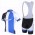2013 Blanco Giant Fahrradbekleidung Satz Fahrradtrikot Kurzarm Trikot und Kurz Trägerhose Blau Weiß Schwarz Radtrikot Kaufen