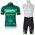 Europcar Pro Team Vendee Fahrradbekleidung Satz Fahrradtrikot Kurzarm Trikot und Kurz Trägerhose Grün Radtrikot Kaufen