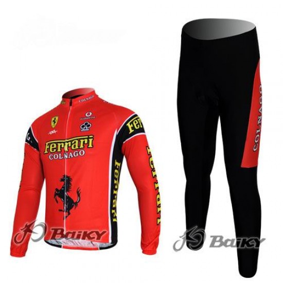 Ferrari Colnago Pro Team Fahrradbekleidung Radtrikot Satz Langarm und Lange Fahrradhose Rot Radtrikot Kaufen Ferrari Colnago Pro Team Fahrradbekleidung Radtrikot Satz Langarm und Lange Fahrradhose Rot Radtrikot Kaufen