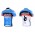 2013 Garmin Sharp Barracuda Cervelo Fahrradbekleidung Satz Fahrradtrikot Kurzarm Trikot und Kurz Trägerhose Blau Radtrikot Kaufen