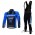 Giant Sram Pro Team Fahrradbekleidung Radtrikot Satz Langarm und Lange Trägerhose Schwarz Blau Radtrikot Kaufen